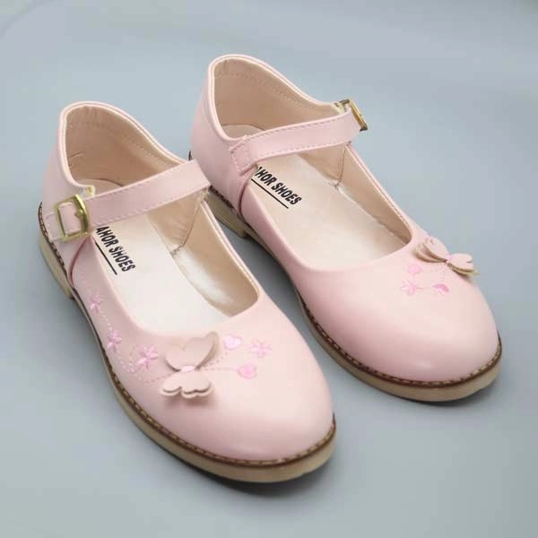 کالچ عروسکی دخترانه چرمی سگکدار پروانه 83 چلیپا