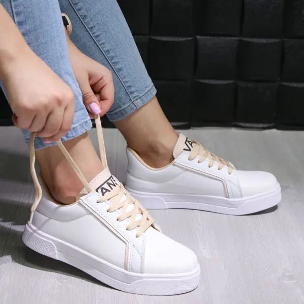 کفش ونس اسپرت بندی چرمی سایه مهروز