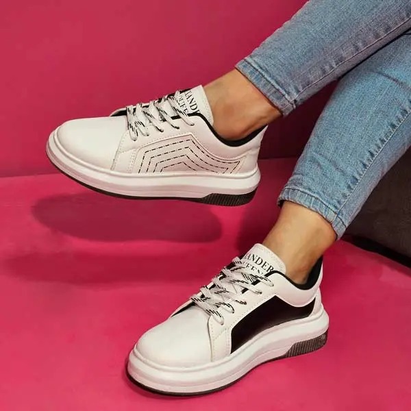 کفش اسپرت بندی چرمی اسپایدر مهروز