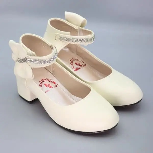 کالج دخترانه پاشنه دار چرمی چسبی 70 چلیپا