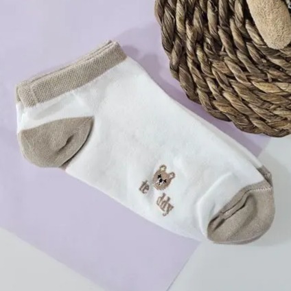 جوراب نیم ساق پنبه ای تدی 7028 روماه