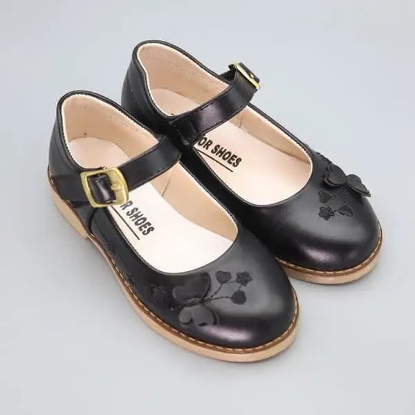 کالچ عروسکی دخترانه چرمی سگکدار پروانه 83 چلیپا