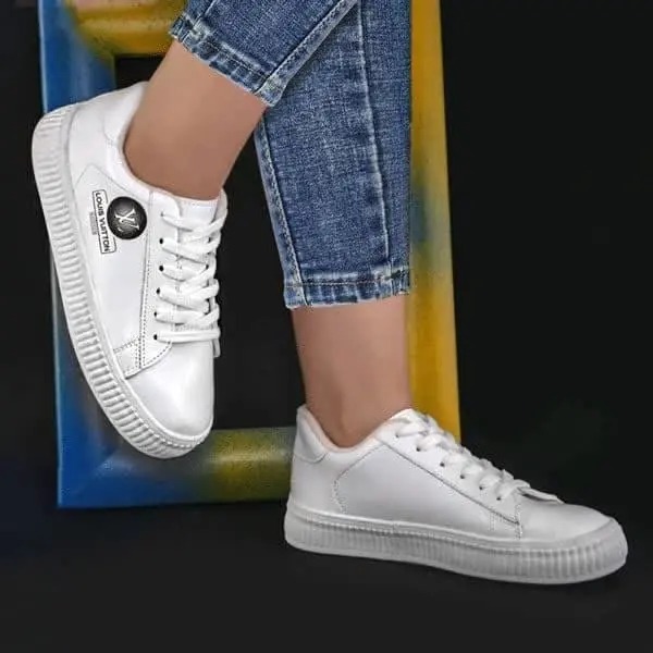 کفش ونس بندی چرمی لوییس پویا