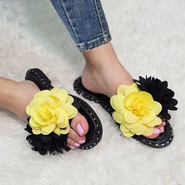 دمپایی راحتی گلدار گلستان برادران