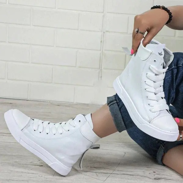 کفش اسپرت ساقدار دوحالته‌ی چرمی دراگون مهروز