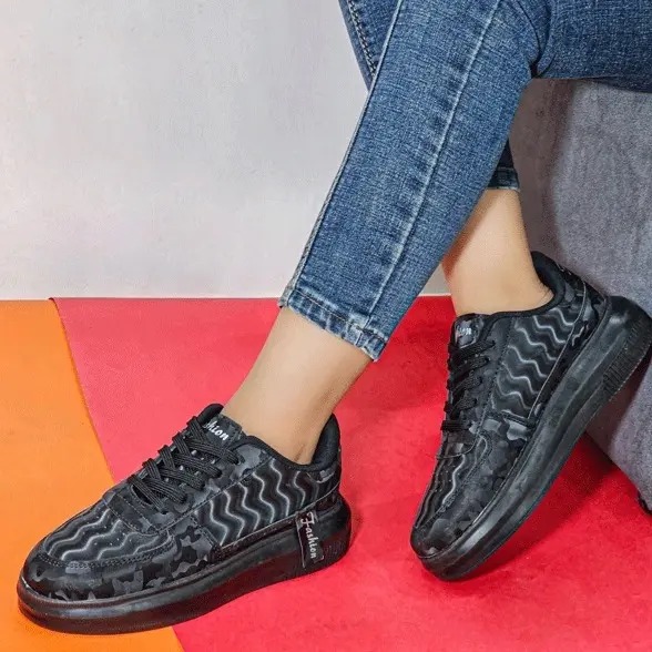 کفش اسپرت لژدار چرمی پتینه لوکاس فشیون همراه