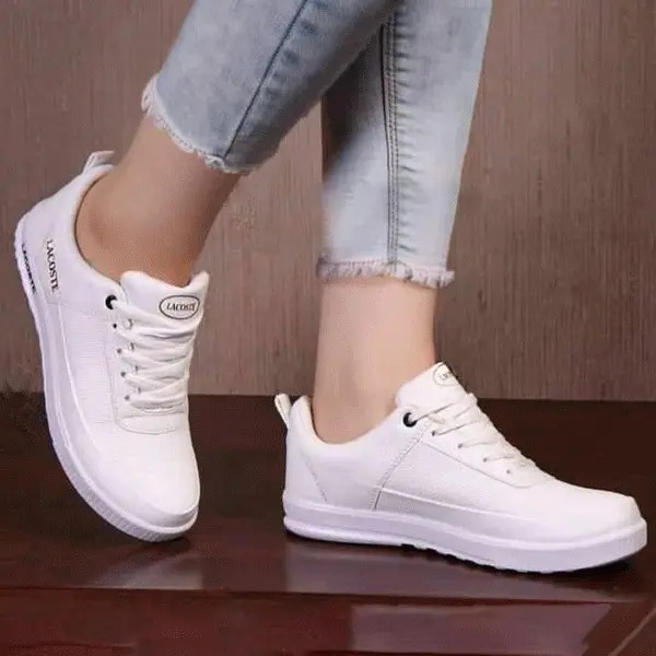 کفش ونس بندی چرمی لاگوست سپیدار کفش ونس بندی چرمی لاگوست سپیدار