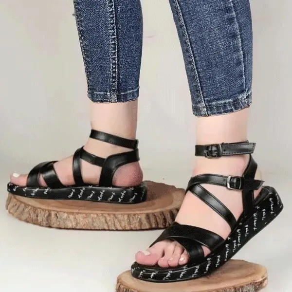 صندل لژدار راحتی سگک دار چرمی پادوا دیپلمات