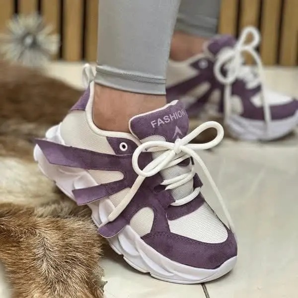 کفش اسپرت لژدار چرمی باله مهروز