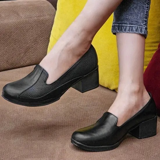 کالج زنانه پاشنه دار چرمی احلام بکایی