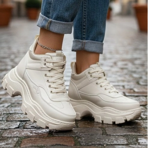 کفش ساقدار لژدار چرمی وین عشاقی دوردخت