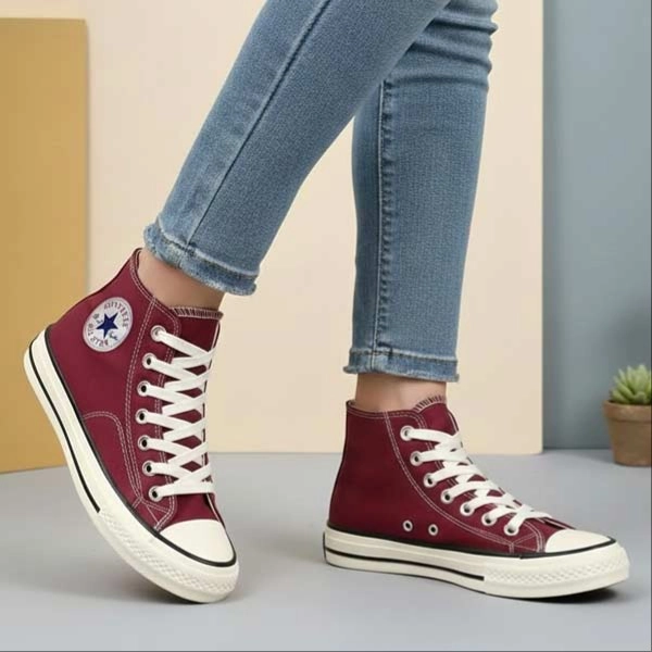 کفش آل استار کانورس ساقدار اورجینال لیدر