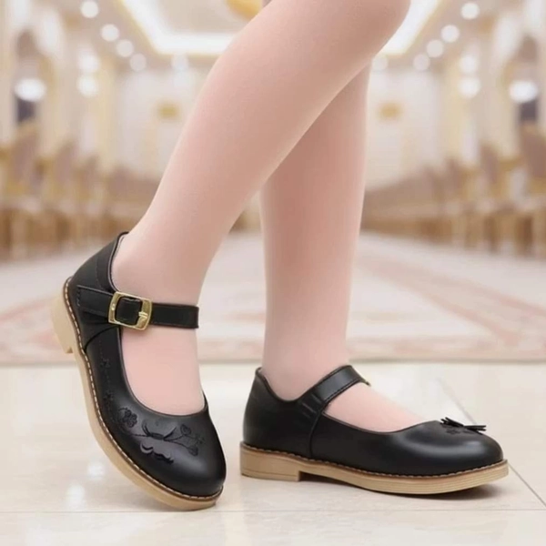 کالچ عروسکی دخترانه چرمی سگکدار پروانه 83 چلیپا