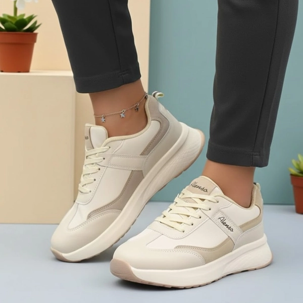 کفش اسپرت لژدار چرمی النسا المپیک