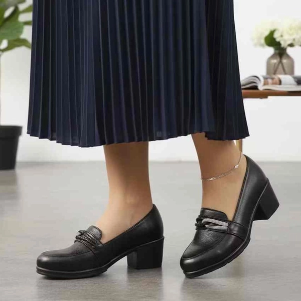 کالج پاشنه دار طبی چرمی زنانه تابش بکایی