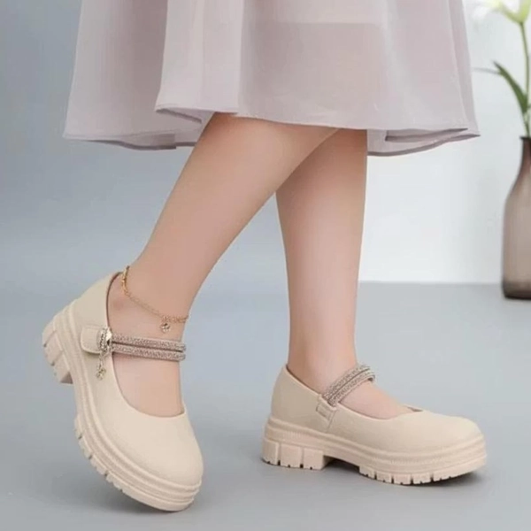 کالج عروسکی دخترانه نگین دار چرمی چسبی نانسی درسا