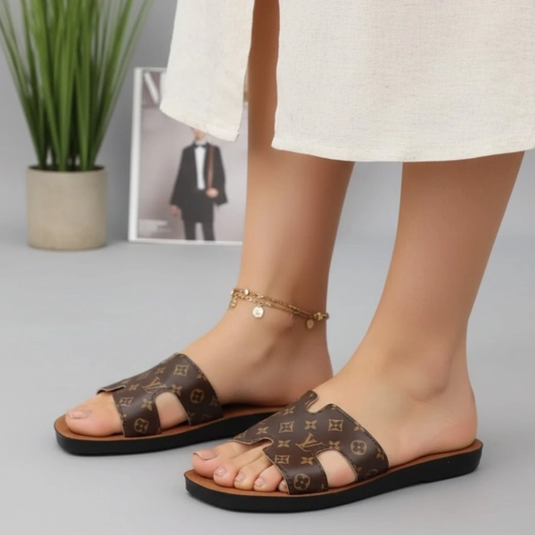 دمپایی هرمس چرمی طبی لویی ویتون شاهین