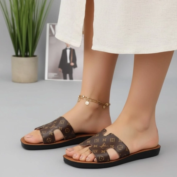 دمپایی هرمس چرمی طبی لویی ویتون شاهین