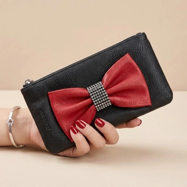 کیف پول چرمی پاپیون نادیا درسا