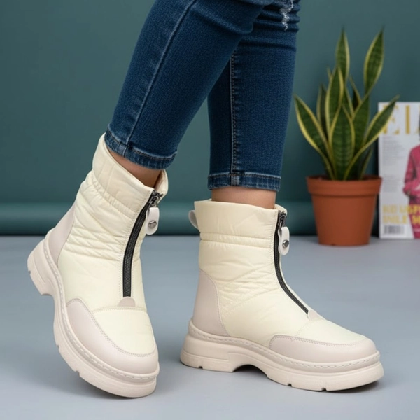 کفش ساقدار لژدار زیپدار کاپشنی آذر دوردوخت عشاقی