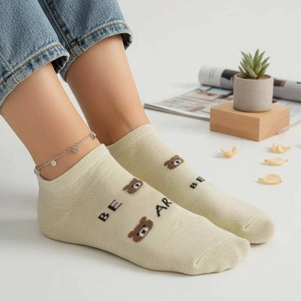 جوراب نیم ساق خرسی 7009 روما