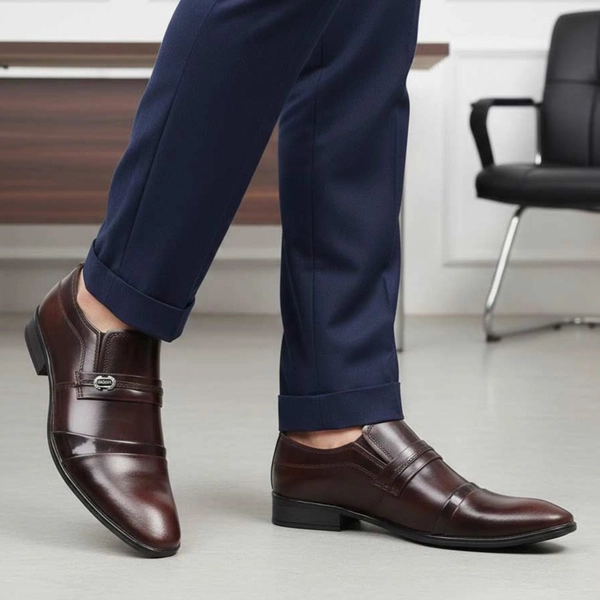 کفش اداری مجلسی تمام چرم مدل 603 عشاقی