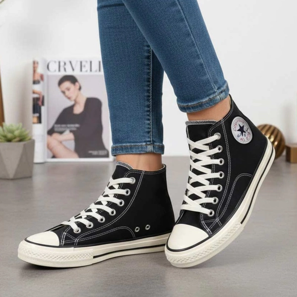 کفش آل استار کانورس ساقدار اورجینال لیدر