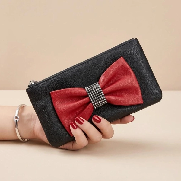 کیف پول چرمی پاپیون نادیا درسا