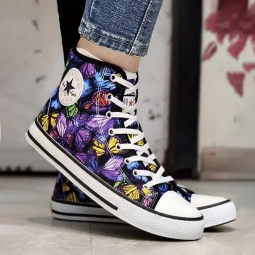 آل استار ساقدار کانورس طرح هزار رنگ دوردوخت