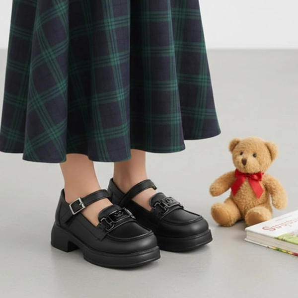 کالچ دخترانه پاشنه دار لوفر پازین