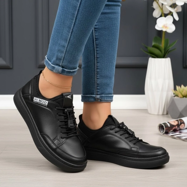 کفش ونس بند کشی چرمی های مد هوگو دوردوخت