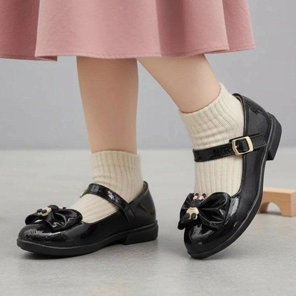 کالج دخترانه پاپیونی چرمی چسبی خرگوشی 47