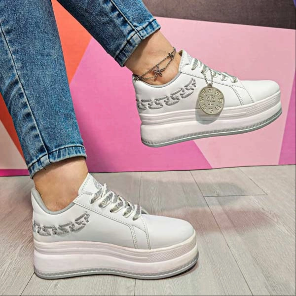 کفش اسپرت لژدار چرمی بارسلون مهروز