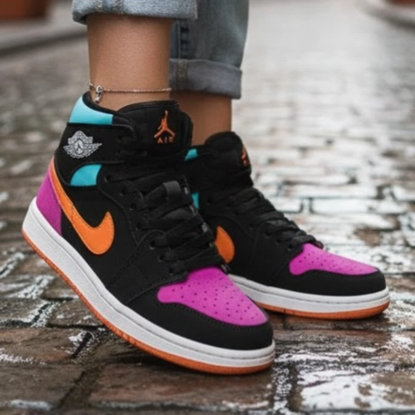 کفش جردن ایر نایک ساقدار هفت رنگ اشبالت ماموت