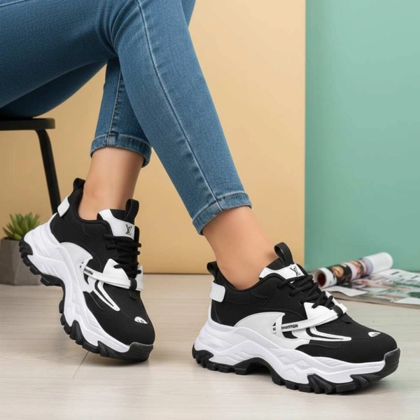 کفش اسپرت لژدار چرمی پاایران لویی ویتون