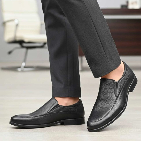 کفش اداری تمام چرم مدل البرز تورینا