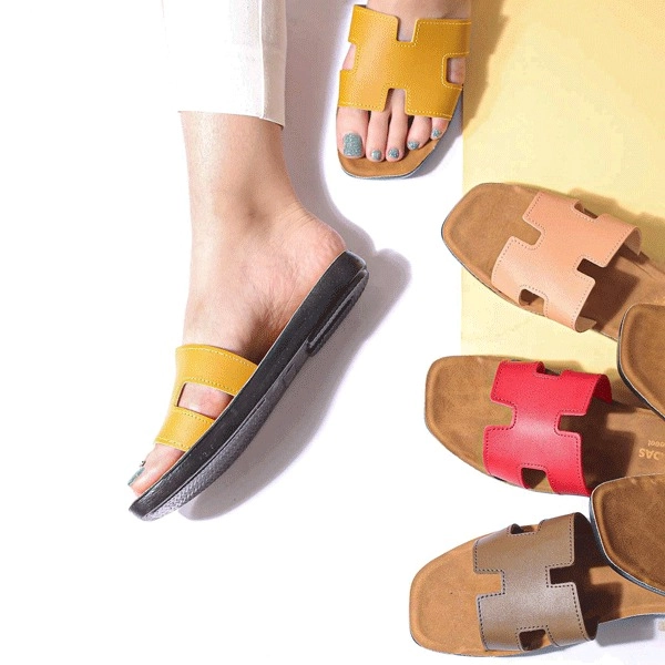 دمپایی چرمی طبی هرمس اورجینال دمپایی چرمی طبی هرمس اورجینال