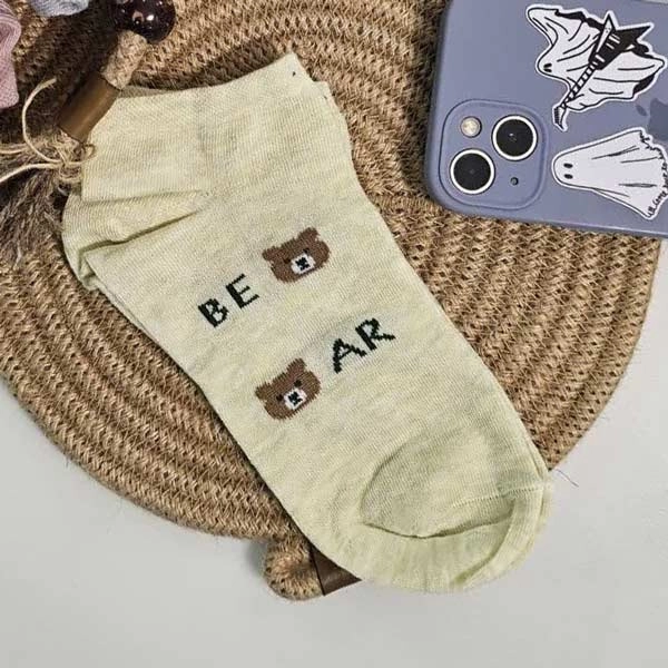 جوراب نیم ساق خرسی 7009 روما