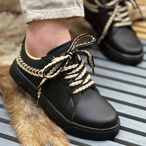 کفش بندی چرمی بابونه مک کویین مهروز