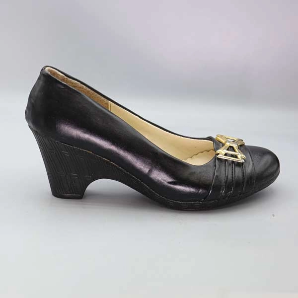 کالج زنانه پاشنه دار پاپیونی چرمی لیموطب 1467